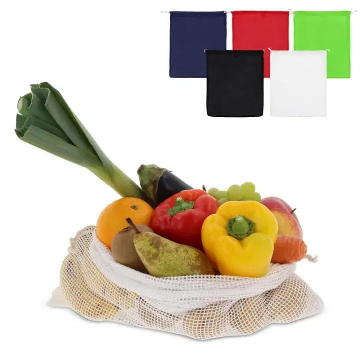 Reusable food bag OEKO-TEX® cotton 40x45cm - LT95211 (gadzety reklamowe)